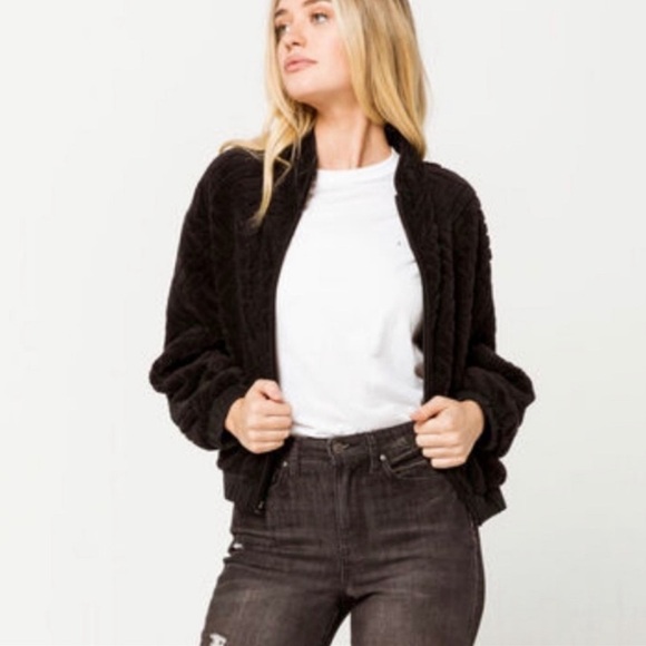 🔆HURLEY🔆 SHERPA JACKET ZIP UP SWEATER - Picture 6 of 13